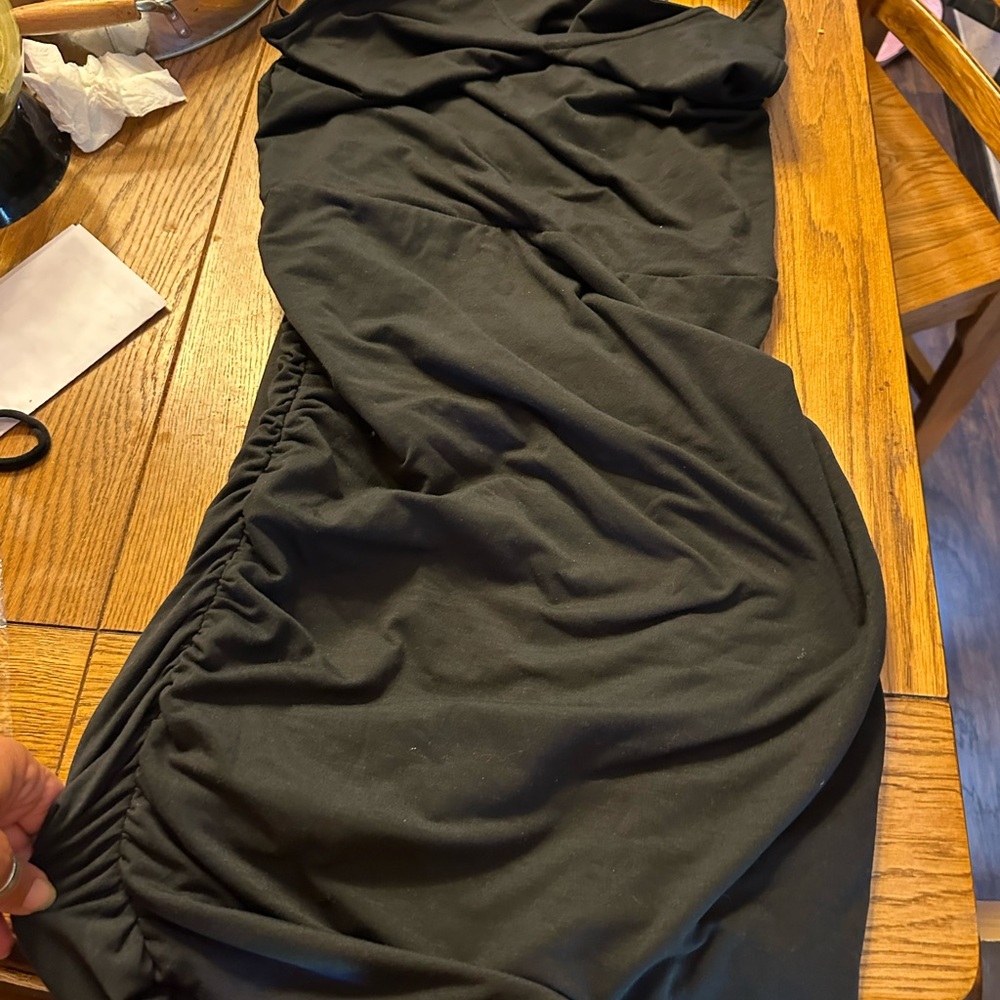 CALIA by Carrie Underwood Black Midi Dress